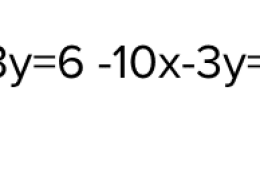 What is the solution to the system of equations -x + 3y = 6 and -10x – 3y = 27