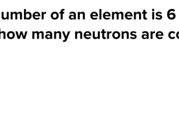 Number of Neutrons in Nucleus