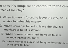 How does this complication contribute to the central conflict of the play?