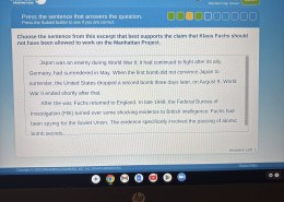 Which sentence from the excerpt best supports the claim that Klaus Fuchs should not have been allowed to work on the Manhattan Project?