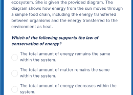 Which of the following supports the law of conservation of energy?