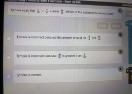 Tymere’s Calculation Error in Multiplying Fractions