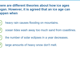 What factors can contribute to the onset of an ice age?