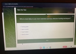 Who is most likely to use more restrictive and less effective hunting techniques? Expert hunters