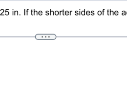 The blueprint of a triangular patio has side lengths 4.5 in., 4.5 in., and 6.25 in. If the shorter sides of the actual patio are each 13.5 ft long, how long is the third side