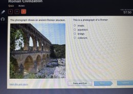 Identification of an Ancient Roman Structure Based on a Photograph