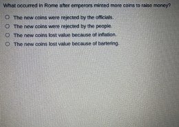 The economic impact of excessive coin minting in ancient Rome