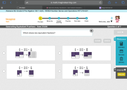 Which shows two equivalent fractions? 5/8 = 5×1 / 8×4 → 5/32 5/8 = 5+4 / 8+4 → 9/12 5/8 = 5×4 / 8×4 → 20/32 5/8 = 5+1 / 8+4 → 6/12