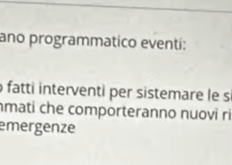 DVR, in che cosa consiste il piano programmatico eventi  In quanto tempo verranno fatti interventi per sistemare le situazioni di rischio  Quali eventi sono programmati che comporteranno nuovi rischi  Calendario della gestione emergenze