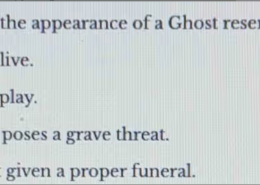 What does Hamlet think the appearance of a Ghost resembling his father means?