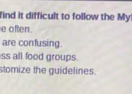 Why might some people find it difficult to follow the MyPlate recommendations?