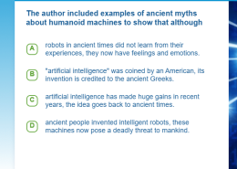 The author included examples of ancient myths about humanoid machines to show that although