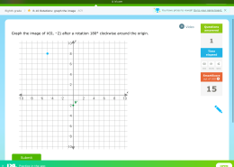 Graph the image of V(0, -2) after a rotation 180° clockwise around the origin.