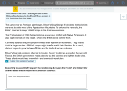 Briefly explain the relationship between the French and Indian War and the taxes Britain imposed on American colonists