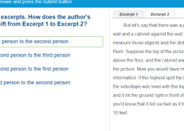 Analyzing the Shift in the Author’s Point of View in Two Excerpts