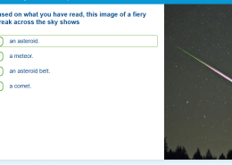 Identification of a Celestial Phenomenon Based on a Fiery Streak Across the Sky