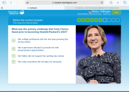 What was the primary challenge that Carly Fiorina faced prior to becoming Hewlett-Packard’s CEO?