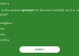 Which is the closest synonym for the word solidify, as it is used in the article?