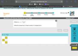 What is 4 + (-7 1/2)? Write the answer as a mixed number in simplest form.