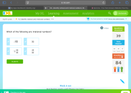 Which of the following are irrational numbers? √48 32 −1 16 45 15 44