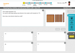 This model represents 157. You want to keep adding ones blocks to the model until it stands for 170. How many ones blocks should you add?