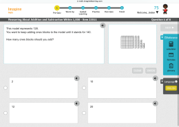 This model represents 128. You want to keep adding ones blocks to the model until it stands for 140. How many ones blocks should you add?