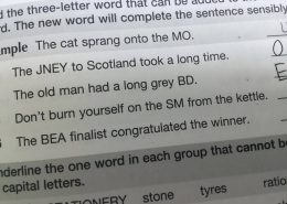 What did the JNEY to Scotland take a long time? What did the old man have that was long and grey? What should you not burn yourself on from the kettle? Who congratulated the winner in the BEA finalist?