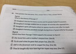 What is the theme of Passage 1?  

Which line from Passage 1 best supports the answer to Part A?