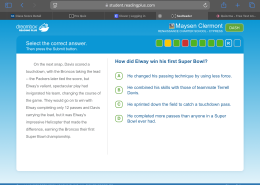 How did Elway win his first Super Bowl?
