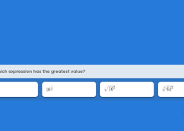 Which expression has the greatest value?