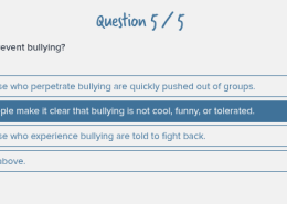 What can help prevent bullying?